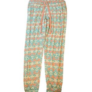 LuLaRoe Multicolor Stars Print Yellow Orange Green Sweatpants - Size XL NWT